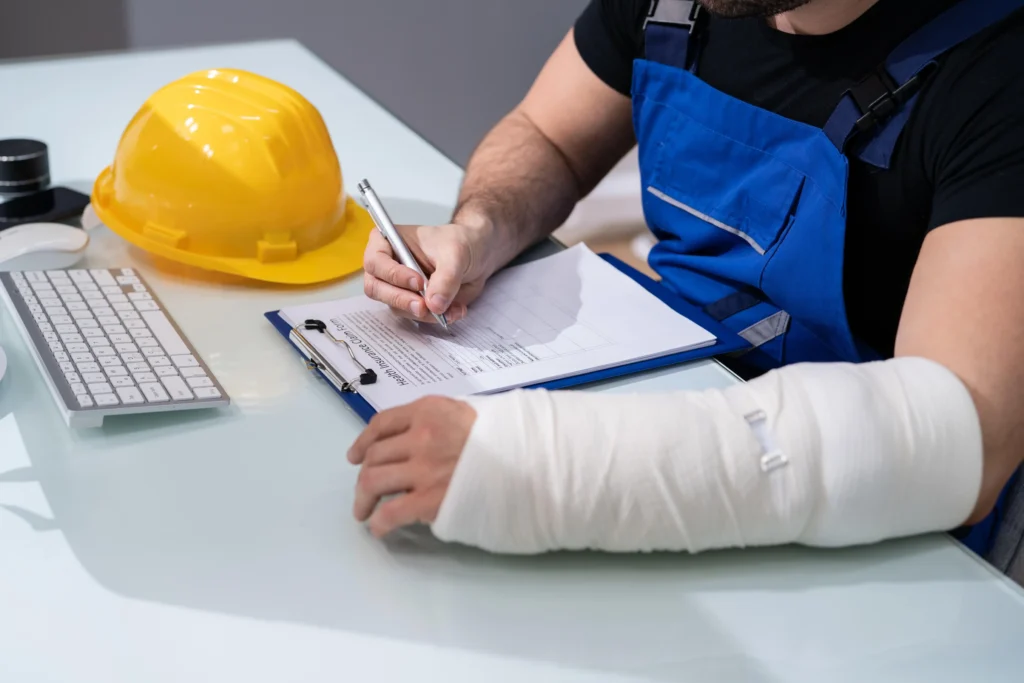 reclamar a la mutua indemnización por accidente laboral
